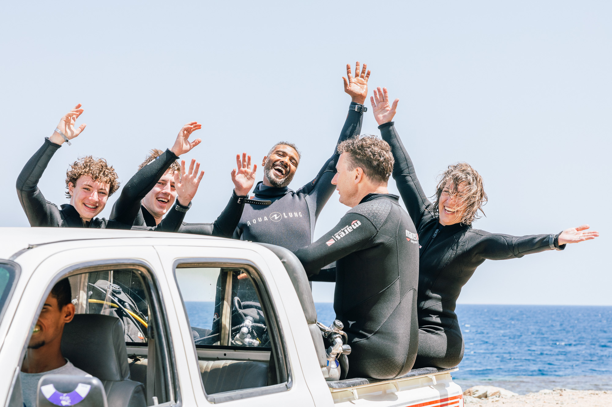 Diving activities in Dahab